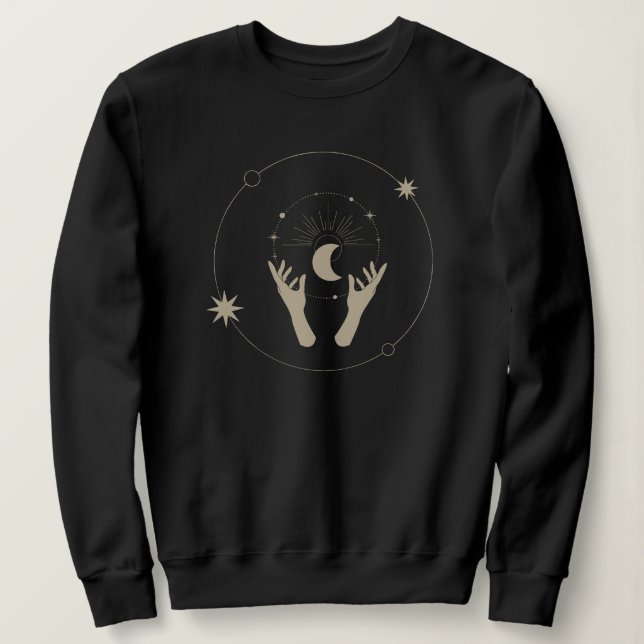 Sweatshirt moonlight fantasy aesthetic design (Design devant)
