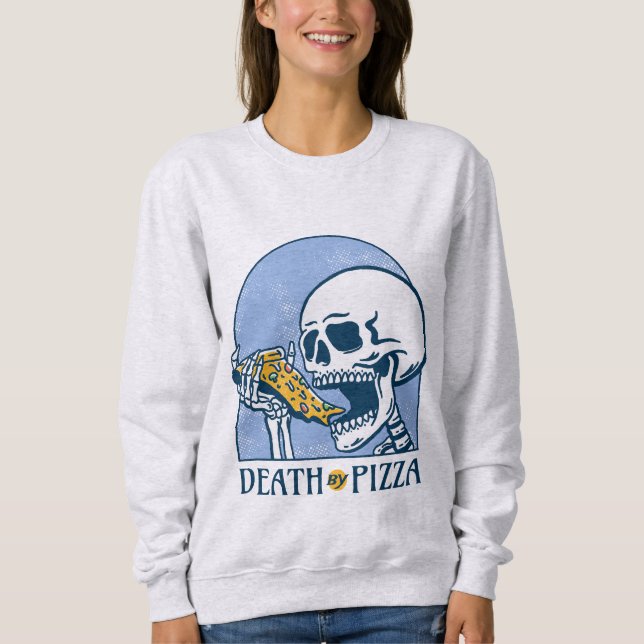 Sweatshirt Mort par Pizza (Devant)