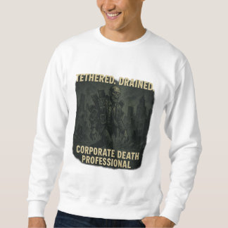 Sweatshirt Mort Professionnelle Zombie de Bureau Vie d'Entrep