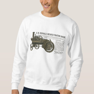 Sweatshirt Moteur de traction à vapeur Birdsall 1889 Tracteur