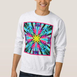 Sweatshirt Motif Abstrait coloré
