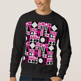 Sweatshirt Motif abstrait moderne du milieu du siècle.