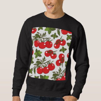 Sweatshirt Motif de cuisine sans couture Tomato Basil