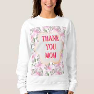 Sweatshirt Motif floral personnalisé et aquarelle sur mesure