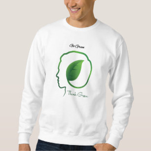 Sweatshirt Motivation "Actions vertes, grands futurs"