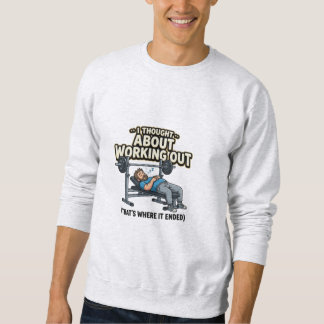 Sweatshirt Motivation pour la salle de sport