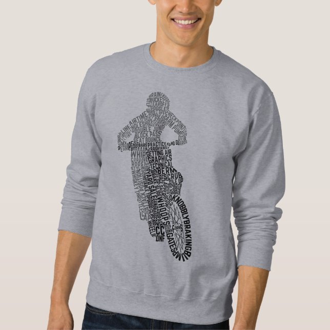 Sweatshirt Motocross Off Road Motorcycle Moto Art (Devant)