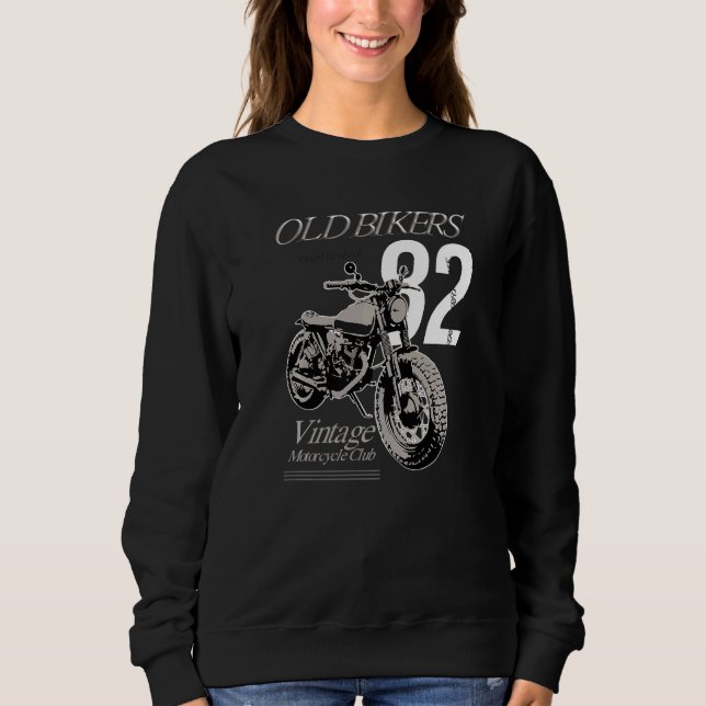 Sweatshirt Motorcycle Biker 1982 for Men and Women  (Devant)