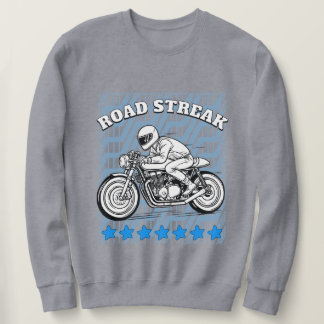 Sweatshirt motorcyclist