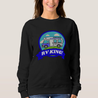 Sweatshirt Motorhome Camping Camper Caravan  &  RV King