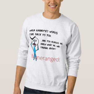 Sweatshirt Mots de Ash Grand-père - Boomeranged