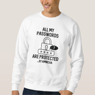 Sweatshirt Mots de passe amnésiques