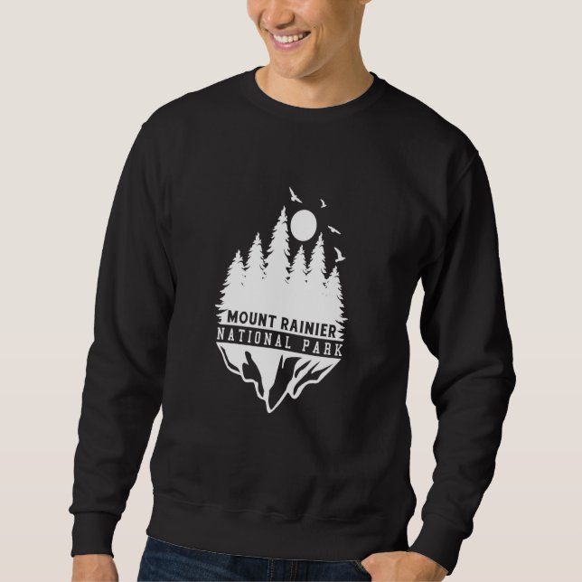 Sweatshirt Mount Rainier National Park Hiking Vacation  5 (Devant)