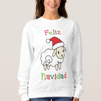 Sweatshirt Mouton de Noël mignon – Feliz Navidad