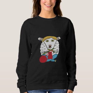 Sweatshirt Mouton de Tricot amusant
