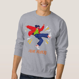Sweatshirt Mouvement de danse énergique Graphique de jeunesse