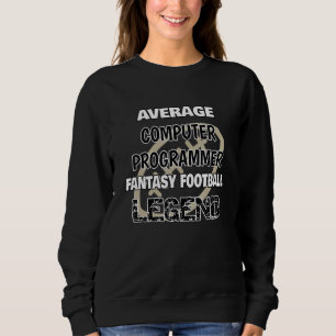 Sweatshirt Moyenne de programmeur informatique Imaginaire de