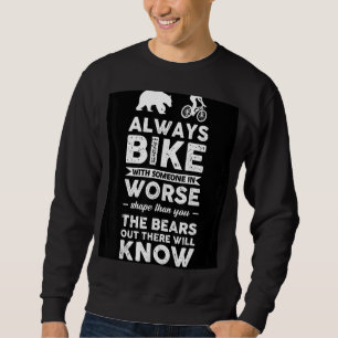 Sweatshirt Mtb Vélo De Montagne Vélo Bmx Ours
