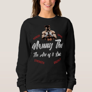 Sweatshirt Muay Thai Fighter Thai Boxing Et Kickboxing