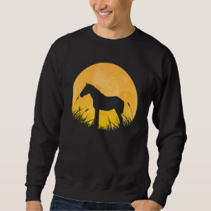 Sweatshirt Mule Easy Halloween tenue Cheval d'âne Moon Costu