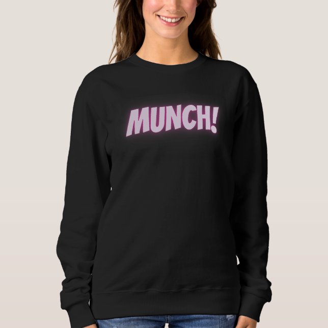 Sweatshirt Munch in pink (Devant)
