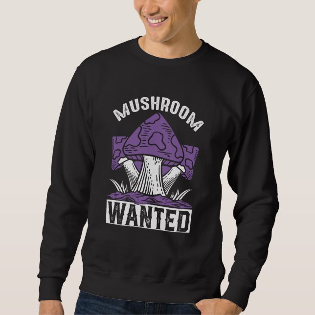 Sweatshirt Mushroom Wanted I Mushroom (Devant)