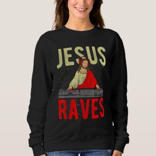 Sweatshirt Musique Électronique Edm Vinyl Tourne-disque Dj