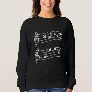 Sweatshirt Musique - Notes de musique