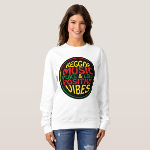 Sweatshirt Musique reggae avec des paroles et des citations p