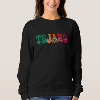 Sweatshirt Musique Retro Tejano