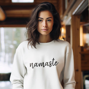 Sweatshirt Namaste Spiritual méditation yoga moderne