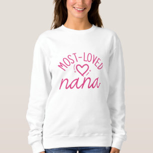 Sweatshirt Nana la plus aimée