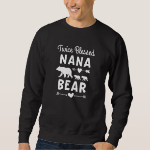 Sweatshirt Nana ours deux fois bénie pour les oursons de bébé