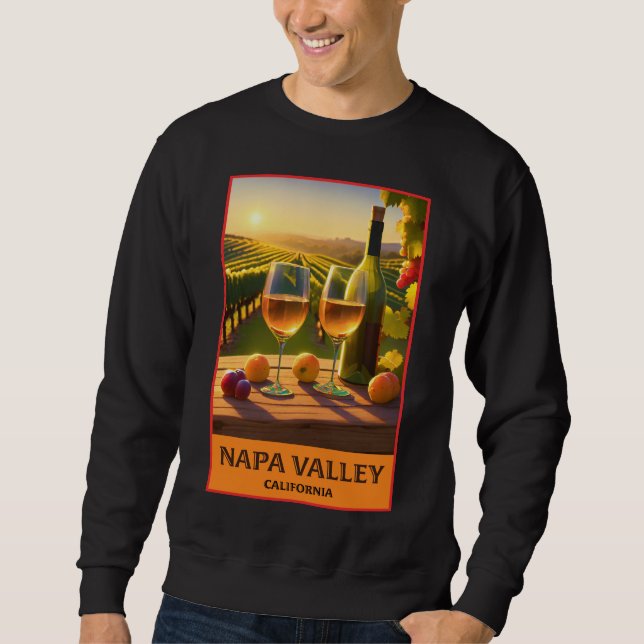 Sweatshirt Napa Valley California (Devant)