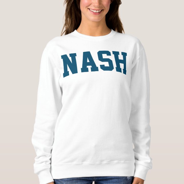 Sweatshirt Nash - gris (Devant)