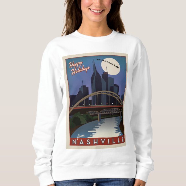 Sweatshirt Nashville Skyline (Devant)