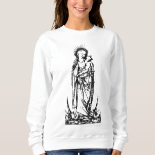 Sweatshirt Nativité de Noël Vierge et Enfant Vierge Marie
