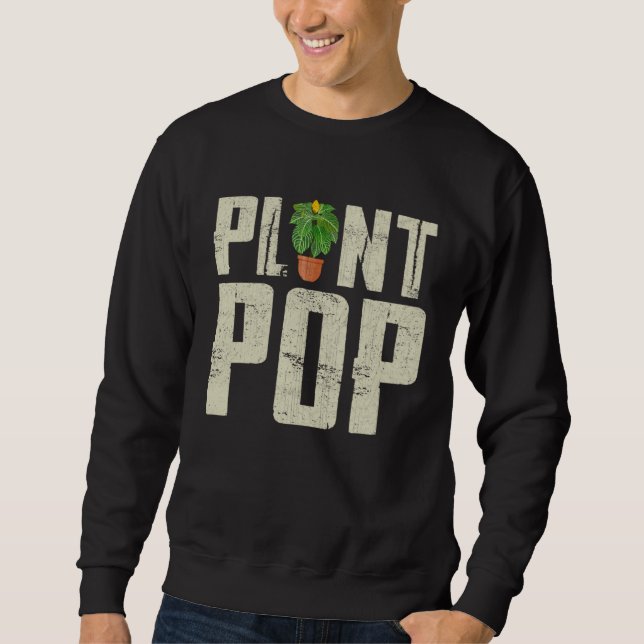 Sweatshirt Nature Botanical Gardener Plant Pop Gardening (Devant)