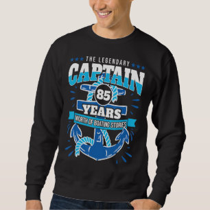 Sweatshirt Navire 85e croisière anniversaire 85 ans Capitaine