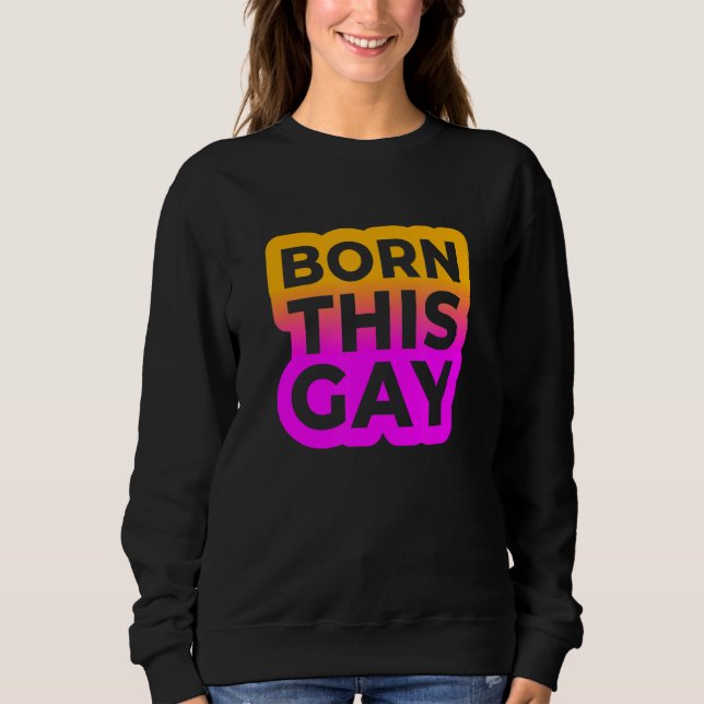 Sweatshirt Né Cette Gay Color Edition 2 (Devant)