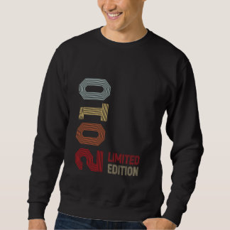 Sweatshirt Né En 2010 Funny Mens 14e anniversaire Anniversair