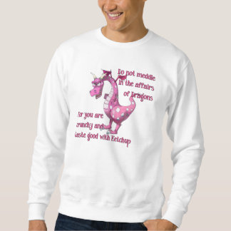 Sweatshirt Ne mêlez pas le dragon