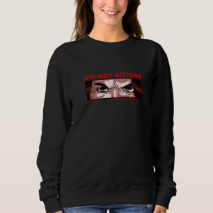 Sweatshirt Ne pas déranger Goth Aesthetic Vaporwave Punk Anti