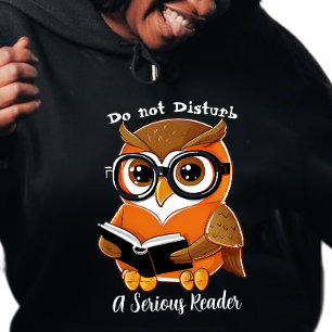 Sweatshirt Ne pas déranger, un lecteur sérieux
