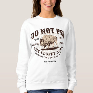 Sweatshirt Ne pas familiariser avec les vaches à la luffée Bi