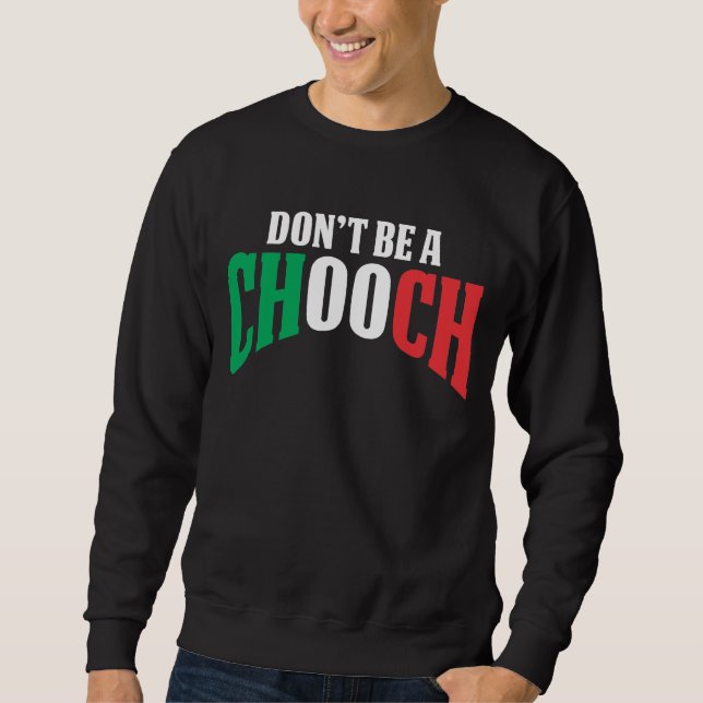 Sweatshirt Ne sois pas une Fête des pères de papa italien amu (Devant)