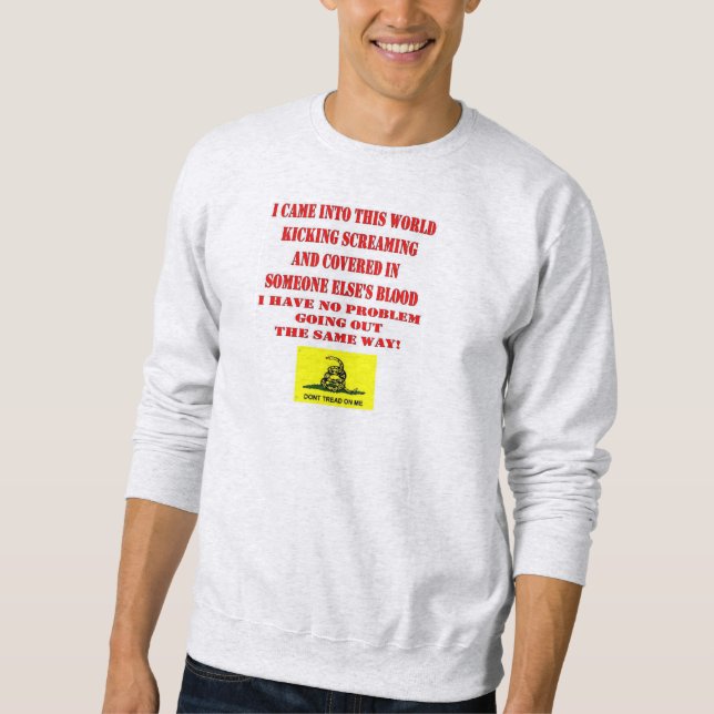 SWEATSHIRT NE T'EN PRENDS PAS POUR MOI (Devant)