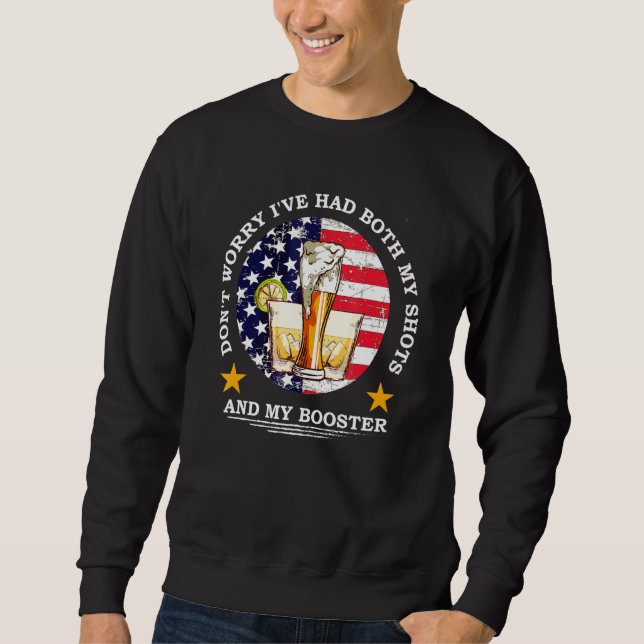 Sweatshirt Ne vous inquiétez pas, j'ai eu à la fois mes chaus (Devant)