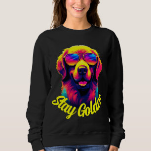 Sweatshirt Neon Golden Retriever