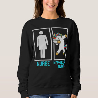 Sweatshirt Nephrologie Infirmière Unicorne Dialyse Infirmière